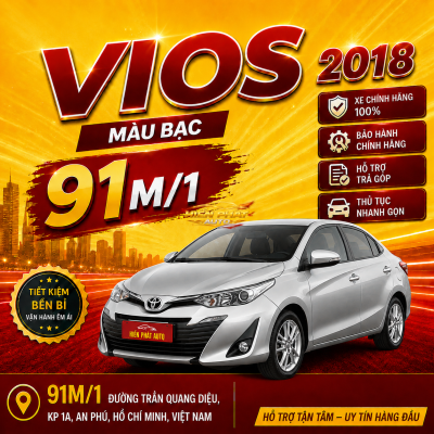 VIOS 2018 BẠC MT