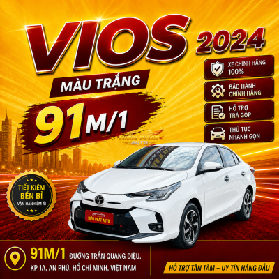 VIOS 2024 TRẮNG CVT