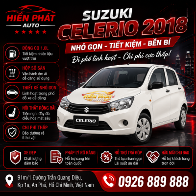 CELERIO 2018 MÀU TRẮNG 