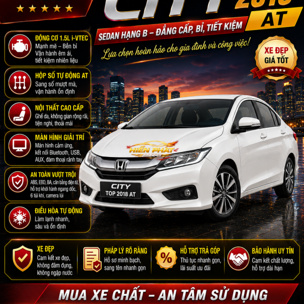 Honda City Top 2018 AT